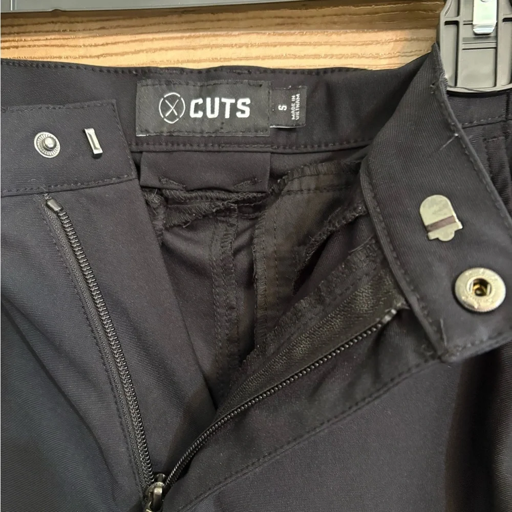 CUTS Clothing AO Jogger Mens Small Black Tapered Pants Performance Casual Golf